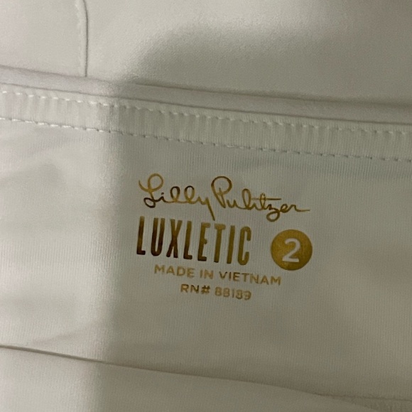 LILLY PULITZER MONICA SKORT Resort White Embellished Eyelet Elegant Lace Trim 2 - Picture 6 of 9